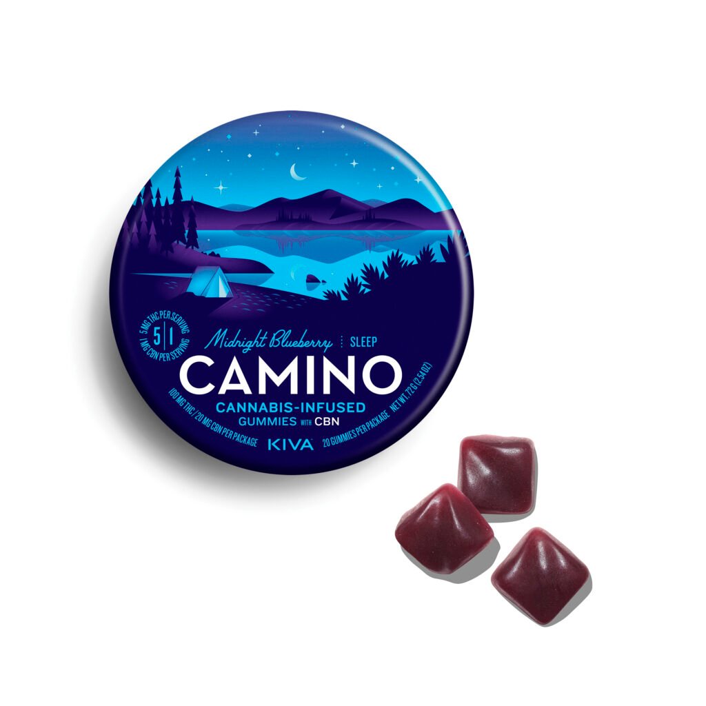 Midnight Blueberry CBN Camino Gummies