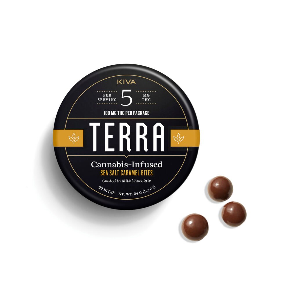 Kiva Milk Chocolate Sea Salt Caramel Terra Bites