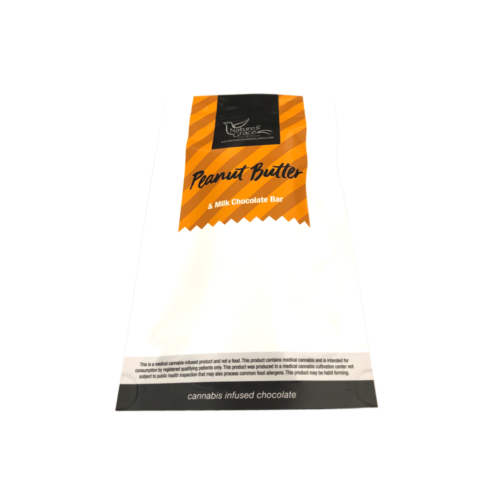 Indica Peanut Butter and Milk Chocolate Bar